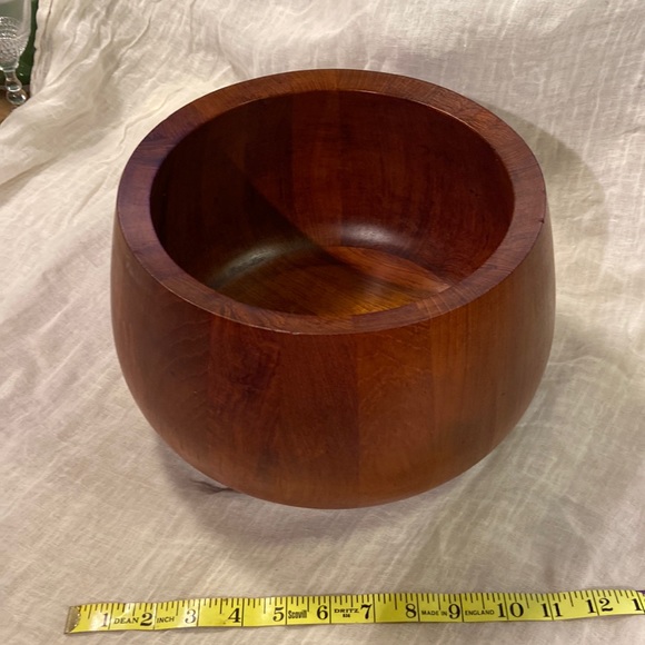 Vintage Jens Quistgaard Dansk Teak 12” Salad Bowl Scandinavian modern 1960s - Picture 1 of 5